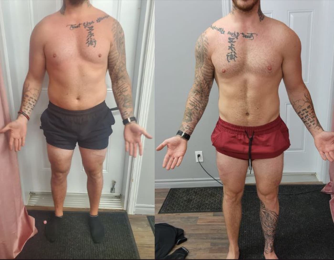 Transformation Membre JamCore — Avant / Après